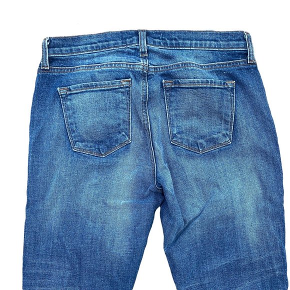 J Brand Ellis Villain Distressed Ripped Women's Denim Jeans with raw hem-size 26 - Picture 10 of 16